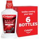 Colgate Optic White Whitening Mouthwash, Fresh Mint - 473 mL (6 Pack)