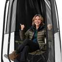Sportneer Sports Tent: 1 Person Instant Shelter with Ultra Visibility for Cold Day - Lightweight Portable Pop Up Tent for Sports Event, Protection from Cold Wind and Rain, 37" Lx 37" W x 63.5" H