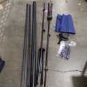 Outdoor Projector Screen with Stand 150 inch 16:9, Portable Projector Screen, 1.5 High Gain Fiberglass, Sturdy Backing, Wind-Resistant Movie Screen, Tripod/Wall Mounted, for Home Cinema/Backyard Party