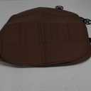 Car Seat Cover, Leather Car Interior Front Bottom Seat Covers with Storage Pocket, Comfortable Anti-Slip Seat Cushion Covers for Car SUV Truck and Van, Car Accessories (Coffee) (Regular)