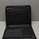 Huolewa Fireproof Accordion File Organizer, Portable Expanding File Folder with Waterproof Zipper&Labels, Black Document Organizer with 13 Pockets, File Organizer for Important Document/Paper Storage