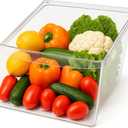 Smart Choice 240343803 Refrigerator Crisper Drawer Bin – Clear, Impact Resistant Replacement Compatible with Frigidaire 240343801 240343805 240343806 240343808, Fits Select Frigidaire & Kenmore Models