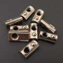 100-Pack 2020 2040 2060 Roll in Spring Loaded T Nut M5 for 20x20 20 Series Aluminum Extrusions 6mm Slot Aluminum Profile Accessories (m5)