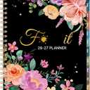 2 x Planner 2026-2027 - Funny it 2026-2027 Weekly & Monthly Planner, Jun. 2026 - Jul. 2027, 6.4'' x 8.5''(A5), Academic Calendar Planner with Colorful Monthly Tabs, Back Pocket