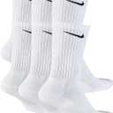 Nike unisex-adult Performance Cushion Crew Socks With Band (6 Pairs)