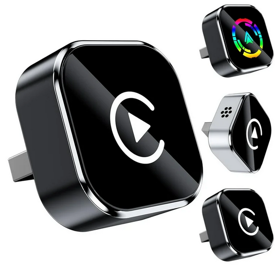 Plug&Play 2025 Upgraded Wireless Carplay Adapter for iPhone