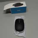 VssoPlor Type C Wireless Mouse, USB C MacBook Wireless Mouse Dual Mode Cordless Mice with USB and Type C Receiver Compatible with PC, Laptop, MacBook and All Type C Devices-Black and Silver