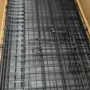 FDW Dog Crate Dog Kennel Cage with Double Door,36 inch Folding Metal Wire Dog Cage with Removable Tray&Divider Panel,Pet Crate for Medium Dogs,Black