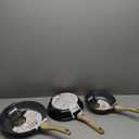 Nonstick Frying Pan Skillets 3-Piece Set 8/9.5/11 inch, Granite Coating Omelette Pan, 100% PFOA free Cookware Pan, Non Stick Stone Frying Pan Skillets Set