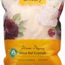 wisedry Silica Gel Flower Drying Crystals - 5 LBS, Color Indicating, Reusable