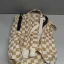 Baby Diaper Bag Backpack for Mom, Large Capacity Travel Nappy Bag for Boys & Girls with Stroller Straps (Corduroy Checkered Brown)