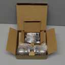 BESTTEN Keyed Same Exterior Door Knob and Single Cylinder Deadbolt Combo Set, Keyed Alike Entry Door Knobs with Lock and Keys for Entrance and Front Door, Satin Nickel