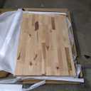 DuraSteel 30x48 Butcher Block Countertop - Maple Solid Wood Workbench for Kitchen, Restaurant, Cabinet, Desk Top, Wood Board, Large Counter Cutting Island Long, Bakery Worktable Dough - Table Top Only