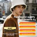 Hybrid Active Noise Cancelling Wireless Earbuds, Noise Cancelling in Ear Headphones for Crystal-Clear Calls & Music, 50H Playtime for Office/Running/Workout (Obsidian)