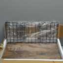 QEEIG Bathroom Shelves Over Toilet - Wall Mounted Floating Shelves Toilet Paper Storage Small Farmhouse Decor Shelf 16 inch Set of 3, Rustic Brown (019-BN3)