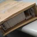 DEZ FURNISHINGS Cordless 2" Signature Faux Wood Blind, 40" W x 84" H, Embossed White