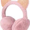 SEWACC Winter Plush Earmuffs, Warm Winter Ear Cover for Teen Girls, Women, Soft Ear Warmers for Outdoor Use