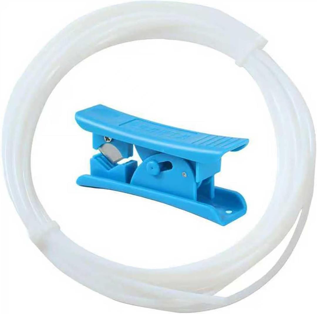5M (16.4ft) PTFE Teflon Tube for 1.75mm Filament : 2.5mm ID4mm OD Bowden Tube, for Bambulab AMS X1/ X1C/ P1P/ P1S/ A1/ A1 Mini, Prusa MMU3/ Direct Drive Extruder, with Tubing Cutter.