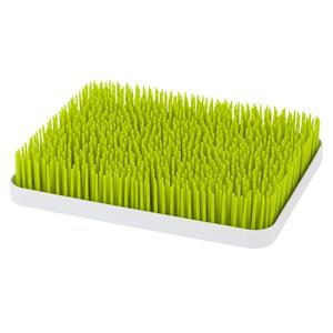 Boon Lawn Countertop Baby Bottle Drying Rack with Antimicrobial Tray - Spring Green - Bottle Rack and Organizer - Baby Feeding Essentials - 13.5 x 11 x 2.5 - 1 Count