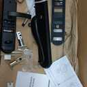 Anweller Keyless Entry Door Lock Deadbolt with Handle Set, Integrated Smart Deadbolt and Knob for Front Door, RFID Code Keypad Bluetooth Electronic Digital Safety Double Exterior Door Lock - Black