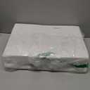 Homsorout Small Fabric Storage bins - Collapsible Storage Bins with Open Window, 3 Pack Closet Baskets for Shelves, Stackable Decorative Boxes for Home, Dorm, Beige, 13.7"x 9.8" x 9.8"