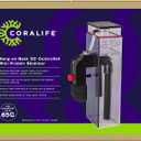 Coralife Aquarium Fish Tank Marine Salt Water DC-Controlled Variable Speed Mini Protein Skimmer, Up To 65 Gallons
