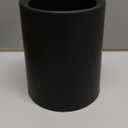 Toilet Brush and Holder 2 Pack with Long Handle - Non-Slip Grip Toilet Bowl Brush Set for Deep Cleaning Bathroom, Toilet Scrubber- Black