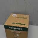 Compostic Home Compostable Trash Bags, 13 Gallon Tall Kitchen Rubbish Bags (23 x 29), Extra Strong & Quickly Breaks Down, 100 Count