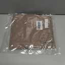 LILLUSORY Womens Linen Pants Wide Leg 2025 Summer Beach Vacation Outfits Clothes Lightweight Capri Capris Trendy Crop Cropped Casual Trousers (Brown)