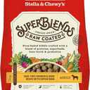 Stella & Chewy's SuperBlends Raw Blend Wholesome Grains Grass-Fed Beef, Beef Liver & Lamb Recipe with Superfoods, 21 lb. Bag, Best if used by 8/20/26