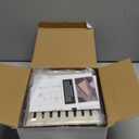 WEBANG 6 Inch Square Shower Drain Nickel Floor Drain with Flange Rainline Pattern Cover Grate Removable SUS304 Stainless Steel Watermark&CUPC Certified Brushed Nickel