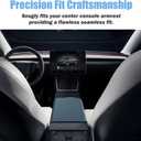 Center Console Armrest Cover Fit for Tesla Model Y Juniper (2025-2026) & Model 3 Highland (2024-26) Soft Touch, Anti-Slip, Scratch-Resistant, Easy to Clean, for Model Y Accessories