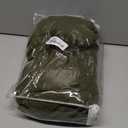 MIULEE 2 Panels Olive Green Semi Sheer Window Curtains Elegant Grommet Top Window Voile Drapes/Treatment Linen Textured Dark Green Panels for Bedroom Living Room (54X84 Inches)