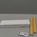 Labeer Portable Wireless Thermal Heat Small Printer 8.5 x 11 Inch Letter A4 Support, Inkless Simple Tiny Mobile Bluetooth Printer for Phone Laptop Travel Home Office (White)