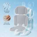 Momcozy Stroller Cooling Pad | Detachable 2-Piece Cooling Cushion | Universal Soft Cooler Pad, Breathable & Adjustable Car Seat Liner | Fits Strollers, Car Seat, Swing, High Chair, Bassinet