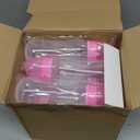 TrelaCo Cool Baby Shower Games Sets 12 Pcs Feeding Bottles with 1 Bottle Chug Sign for Gender Reveal Baby Shower Party Favors Decoration Games (Floral,Pink)