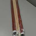 HMQQ 58" 2-Pieces Pool Cue Stick with Coffee Color and 13mm Leather Tip Weight 20OZ (Coffee Color 58" Set of 2 20OZ)