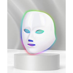 EVFOFO Red Light Mask for Face, 7 Custom Modes with Infrared, 850nm Infrared & Red Light Masks, Portable with Timer for Home Use