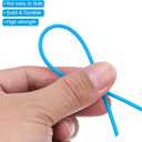 PATIKIL Wicker Repair Kit, 296ft 2.5mm Round Synthetic Rattan Material Plastic Wicker Woven Rattan Set for DIY Craft and Weaving Basket Making, Blue