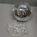 17 Pack Large Disco Ball Small Hanging Mirror Disco Decorations for Party Wedding Dance and Music Festivals Decor Club Stage Props DJ Decoration(8 Inch, 6 Inch, 1.2 Inch)