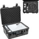 Starlink Mini Case, IP67 Waterproof Hard Case with with Custom Fit Foam, Portable Travel & Camping Storage for Starlink Mini Dish & Accessories, Perfect for Outdoor Use