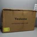 Tall Beach Chairs for Adults, 17" High Backpack Beach Chair with Wooden Armrests, 5 Positions Reclining Heavy Duty Chair with Large Cooler Pouch, Support to 350LBS Striped Blue,1pack