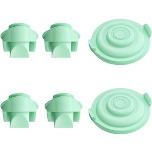 6 Pack Breast Pump Parts, 4pc Duckbill Valves & 2pc Pump Seals Diaphragm Compatible with Wearable Elvie Breast Pump, Pump Parts Replacement Valves Membrane Parts