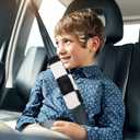 7 x Gatuida 2 Pcs Decorate Comfortable Seats Strap Covers Pads Shoulder Strap Shoulder Strap Cushion Checkered Belt Cover Protector Car Seats Strap Cover Soft Seat