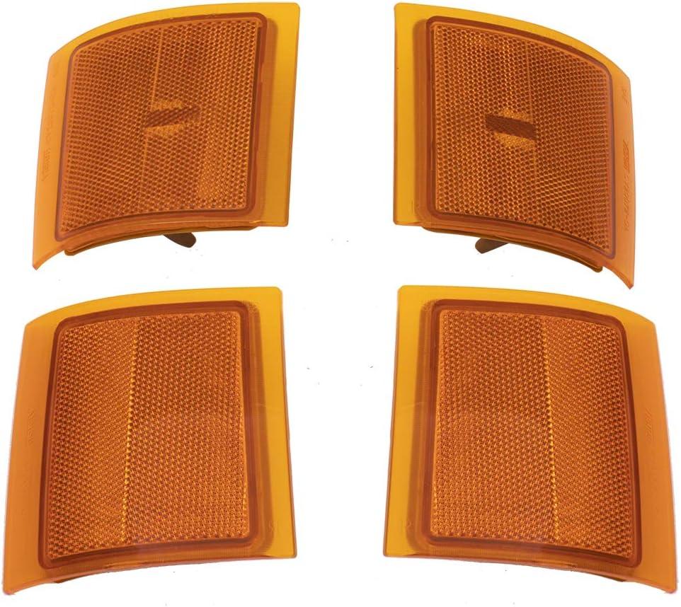 Park/Signal/Side Marker for 1994-1999 C1500 Upper and Lower for Composite Headlights for 1994-1999 C1500 Suburban for 1994-2000 C2500 for 1994-2000 C3500 for 1995-2000 Tahoe for 1994 Blazer 5977459