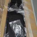 Fabric Dresser for Bedroom, Tall Skinny Dresser with 6 Drawers, Storage Organizer Tower, Steel Frame Wooden Top for Closet, Living Room, Hallway, Nursery(Black)