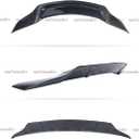 Duckbill Rear Spoiler Compatible with Mercedes-Benz C-Class W205 Sedan 2015-2021, R-Style Trunk Lip Wing Spoiler, Fits C63 C180 C200 C250 C300 C400 C450 (Carbon Fiber Pattern)