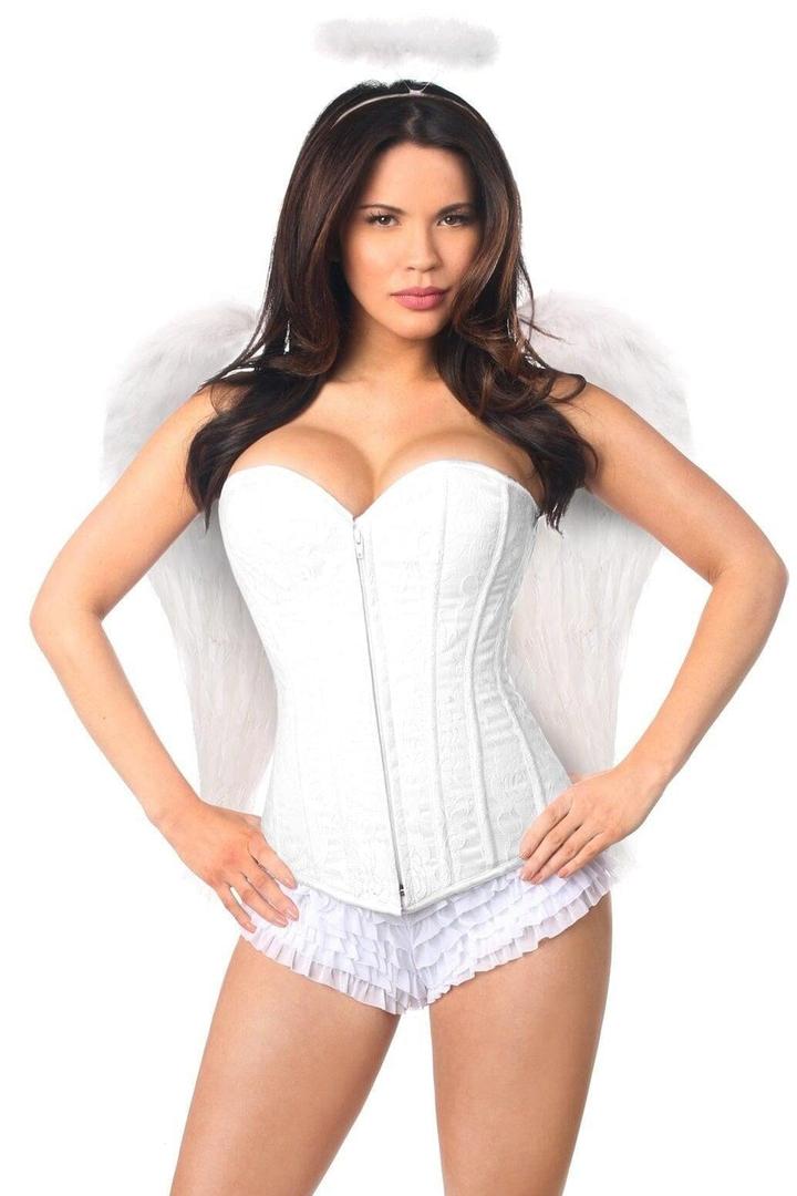 Lavish 3 PC Innocent Angel Corset Costume (Small)