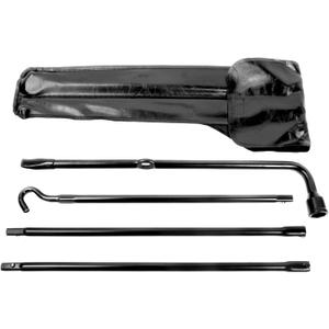 Spare Tire Tool Kit with Spare Tire Jack Handle and Wheel Lug Wrench Compatible with 2004 to 2018 Ford F150