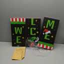 Christmas Welcome Grinch Door Hanger Decoration Welcome